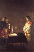 Gerrit van Honthorst Christ Before the High Priest china oil painting reproduction